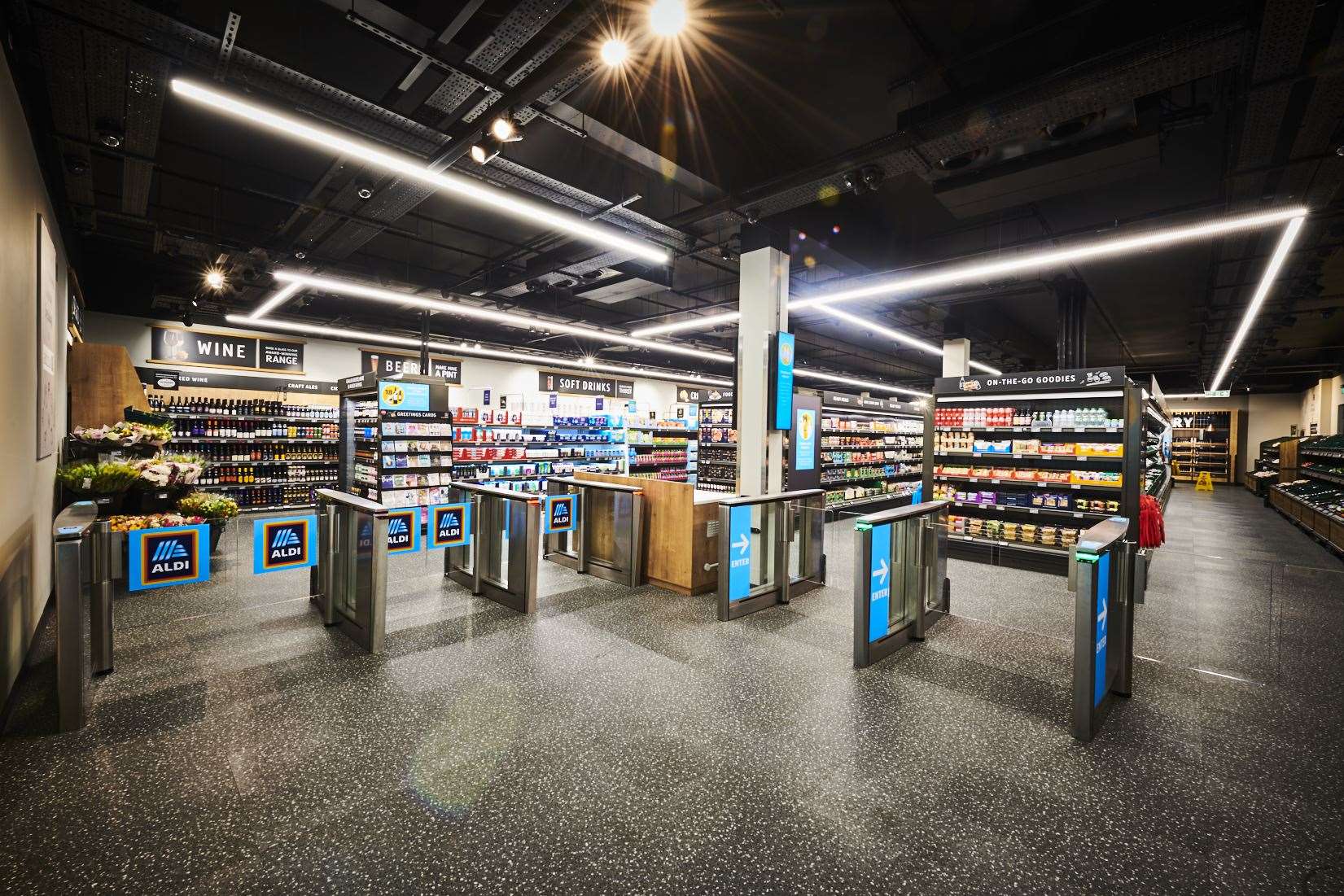 Aldi has opened its first checkout-free store (Aldi/PA)