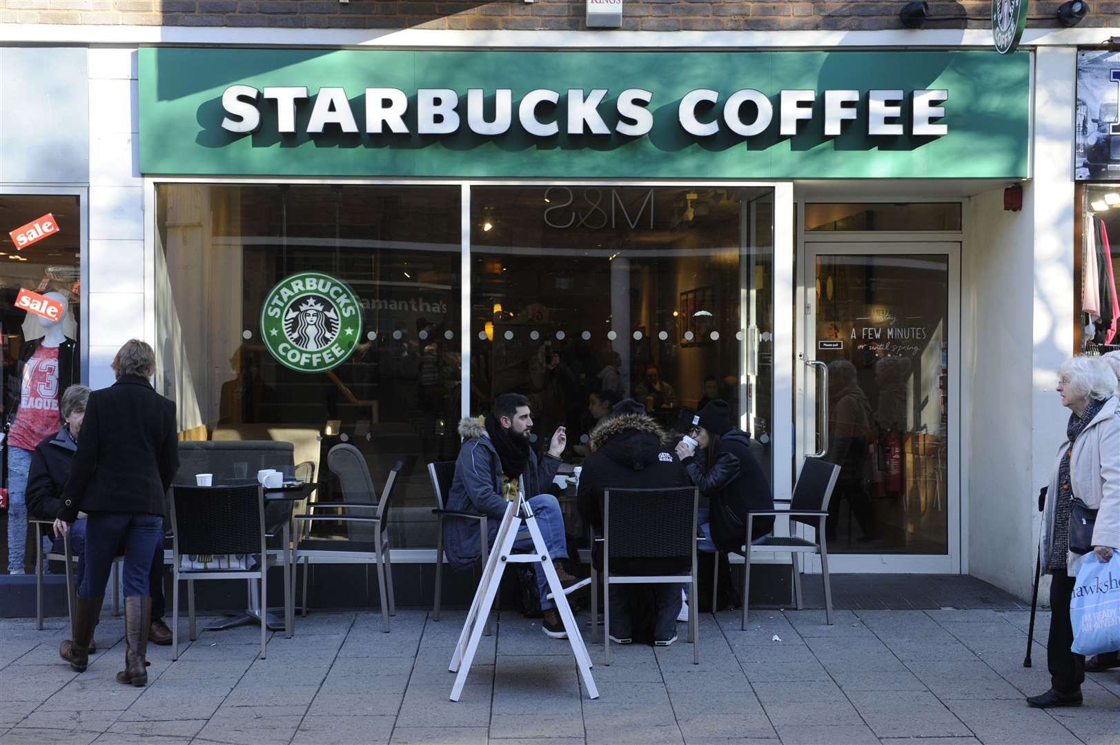 One incident took place at Starbucks in Canterbury