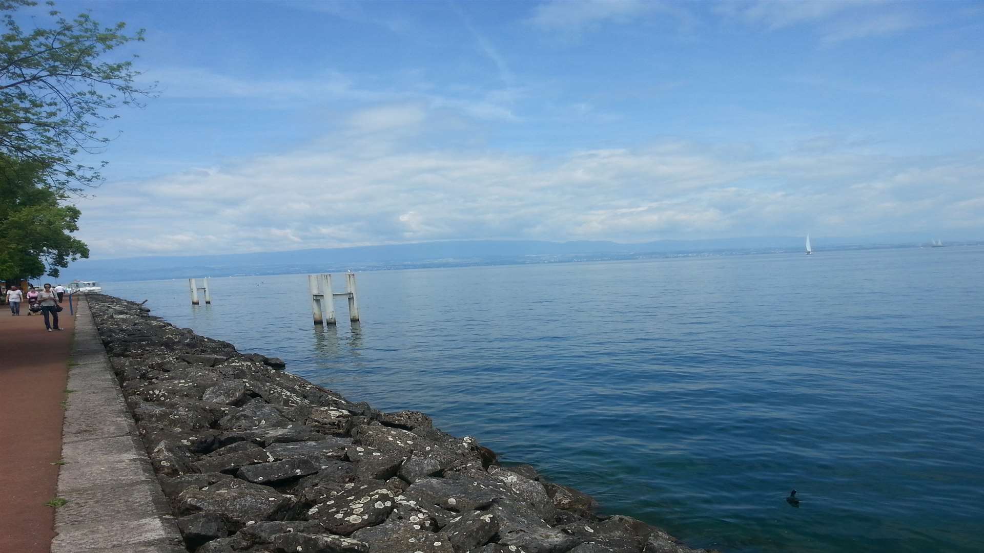 Lake Geneva in Evian