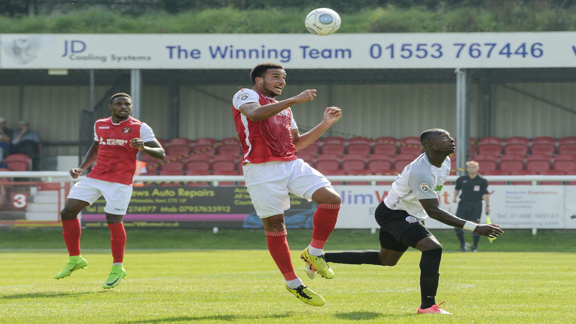 New signing Chris Bush in action for Ebbsfleet at Dover Picture: Andy Payton