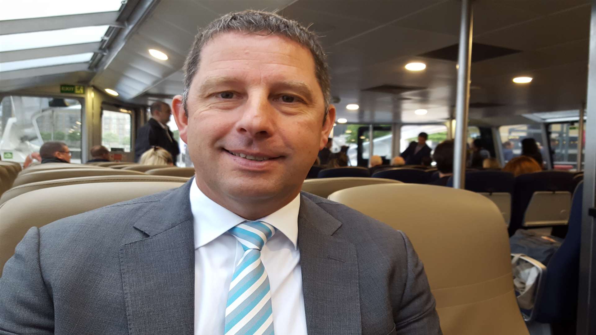 Sean Collins, CEO of MBNA Thames Clippers