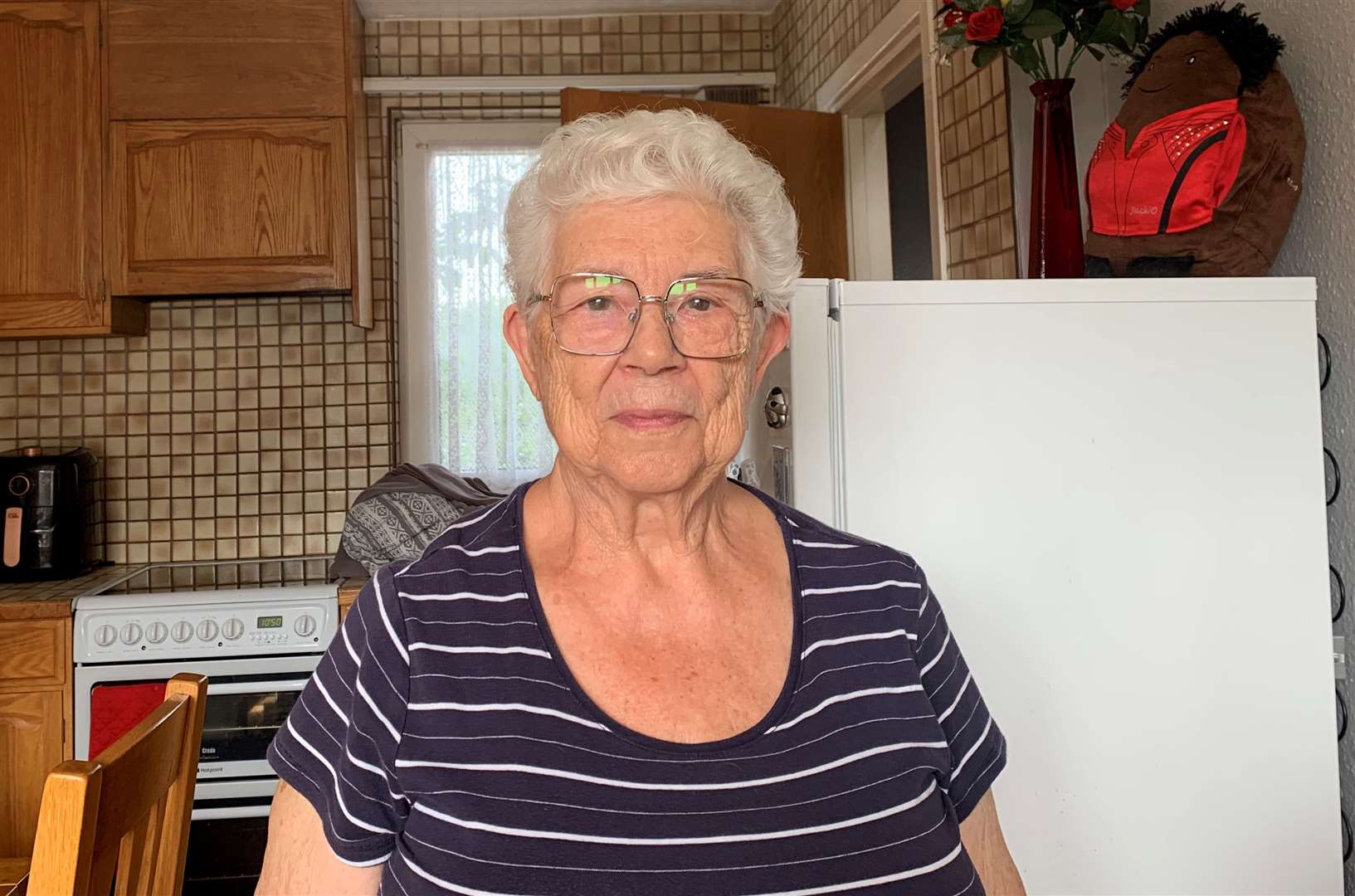 June Beaumont, 80, belives people should expect noise if they live next to Lydd army camp
