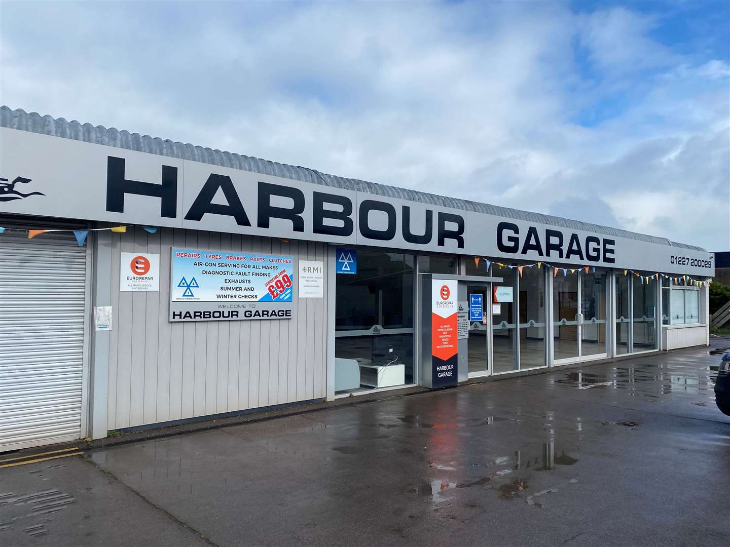 Harbour Garage in Whitstable closed last month