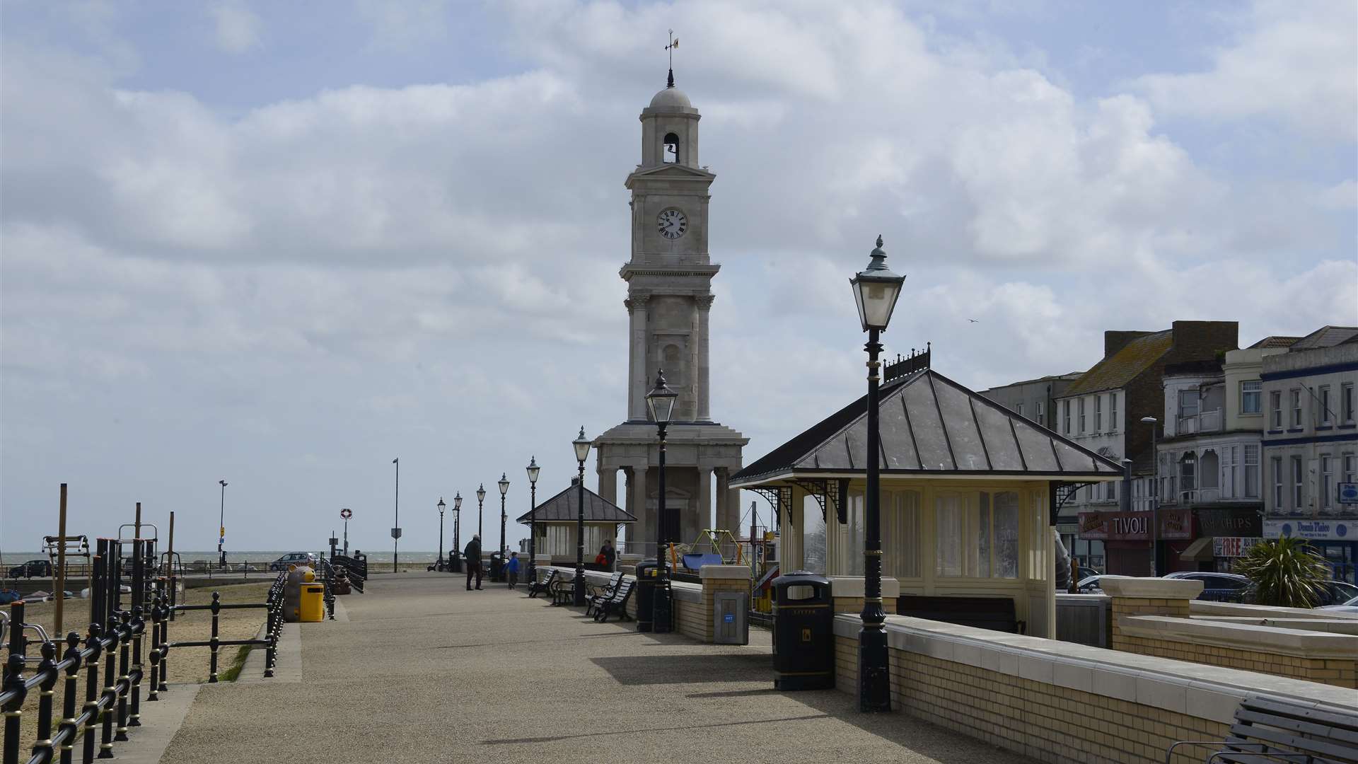 The teenager was attacked outside Herne Bay clock tower on the night of April 6.