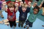 Youngsters at Horsmonden Kindergarten looking forward to the Royal visit