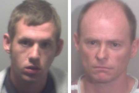 Christopher Bushby, left, and Craig Mills burgled a home in Maidstone