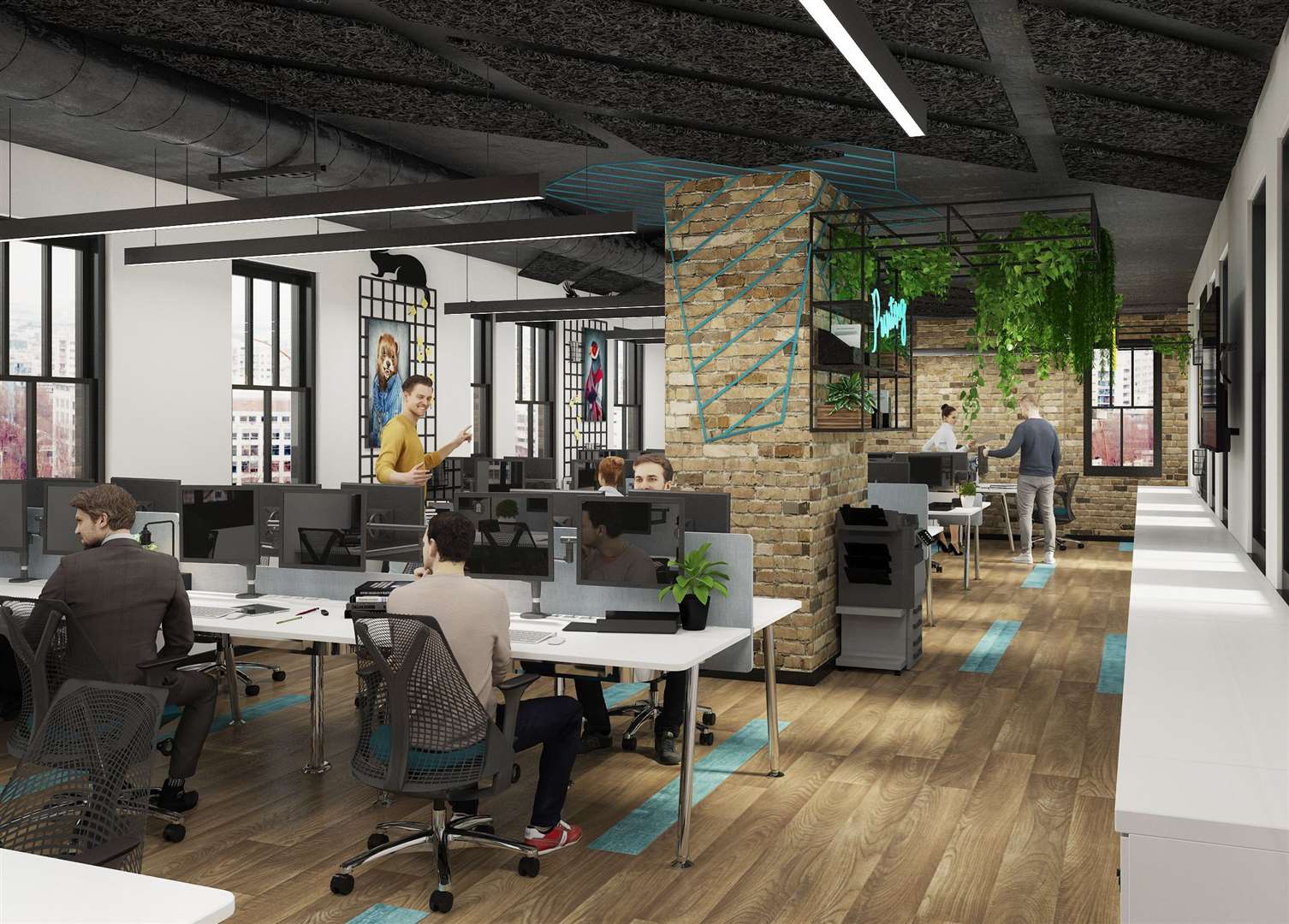 New co-working spaces such as these at Dartford's 'mini Silicon valley' are changing the way we work and collaborate