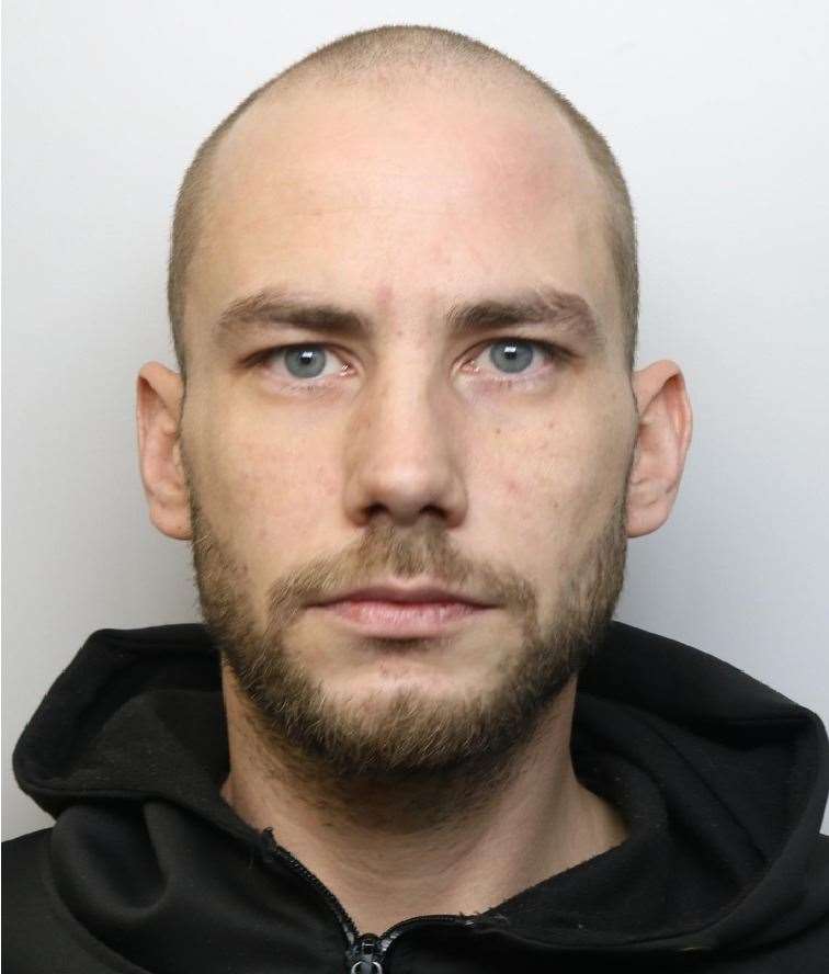 Maxim Rowan-Moy, 32, of Eglinton Hill, Plumstead, was jailed after sexually assaulting a girl on a train to Rochester. Picture: British Transport Police