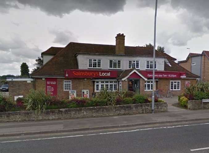 Sainsburys Local on Shipbourne Road. Google Street View