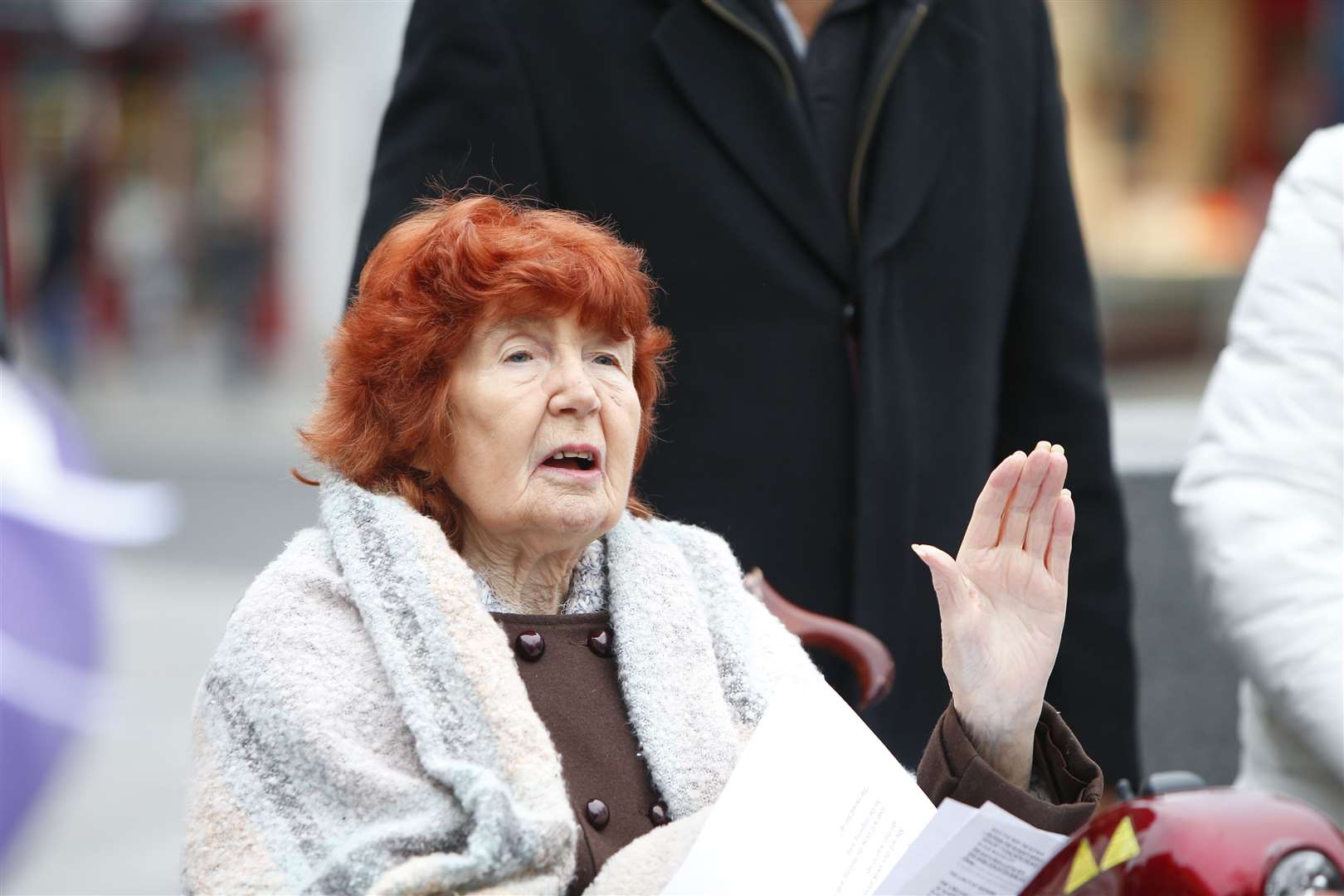 A memorial service for the homeless who have died was held in Maidstone's Jubilee Square. Picture: Andy Jones
