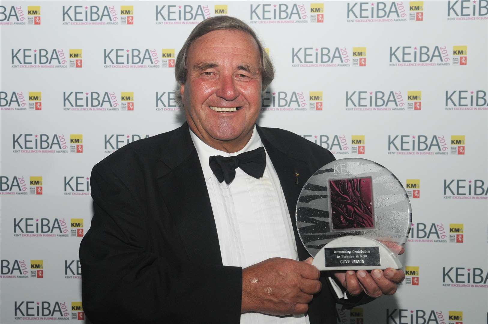 Clive Emson was honoured with the Outstanding Contribution to Business in Kent
