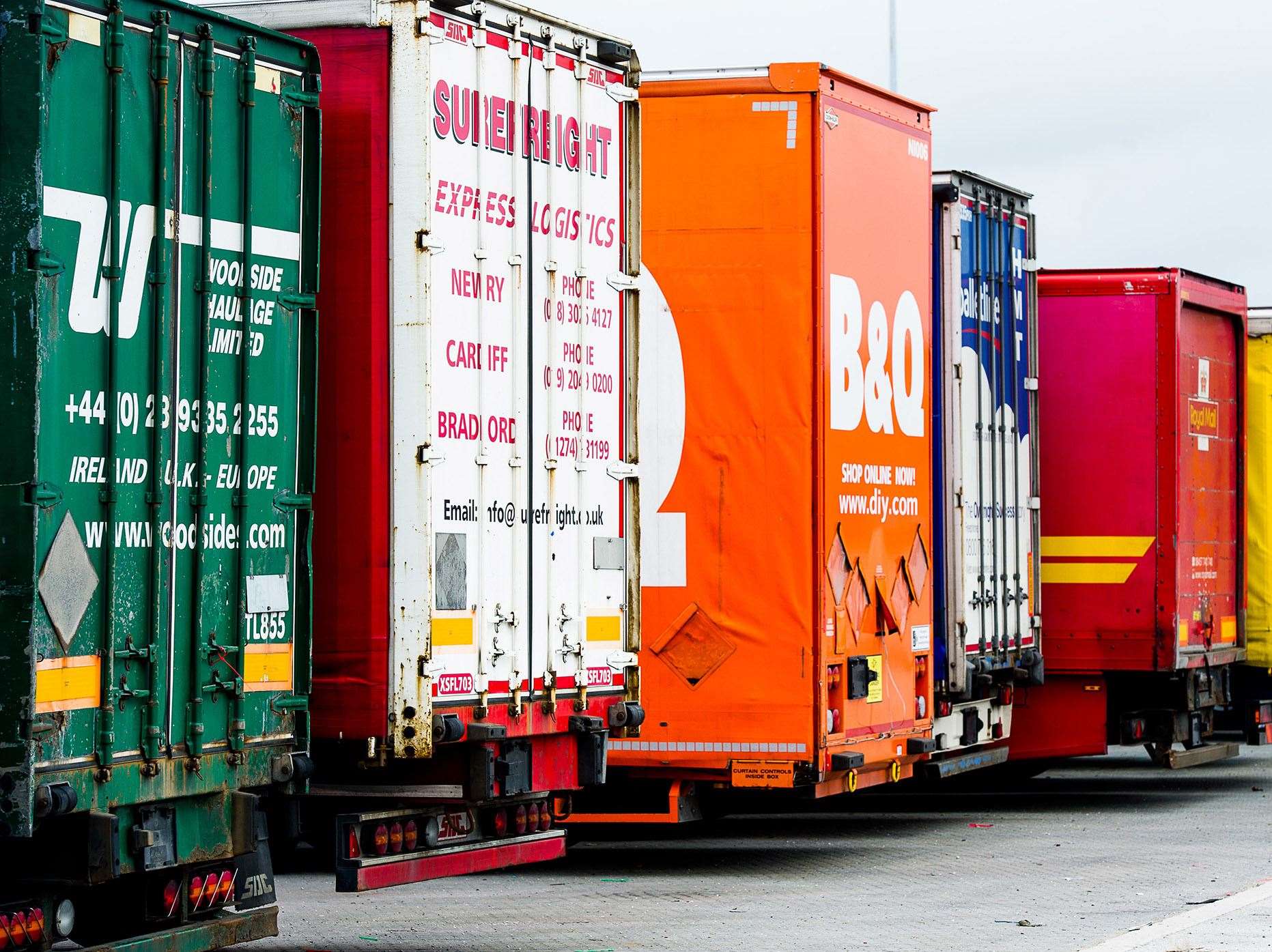 Operation Brock is the planned traffic management system in Kent for use in the event no deal is struck with the EU. Picture: Ant Clausen, Peel Ports