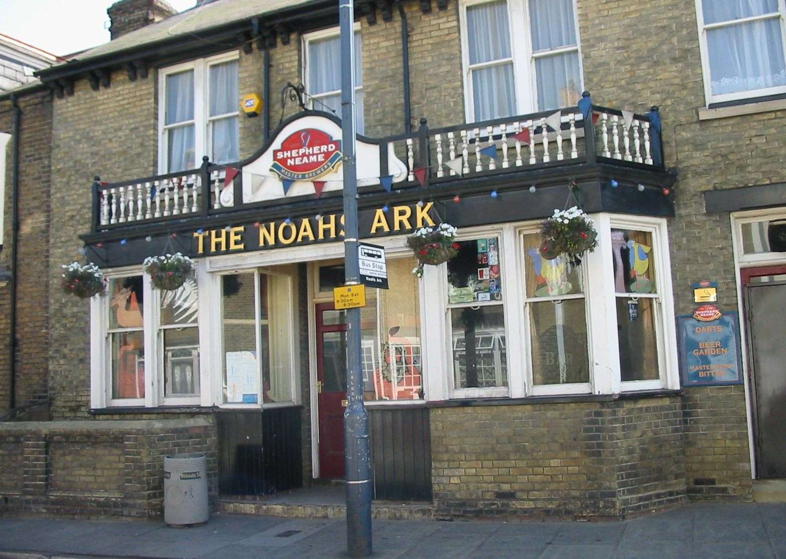 The Noah's Ark, Whitstable closed in August 2002