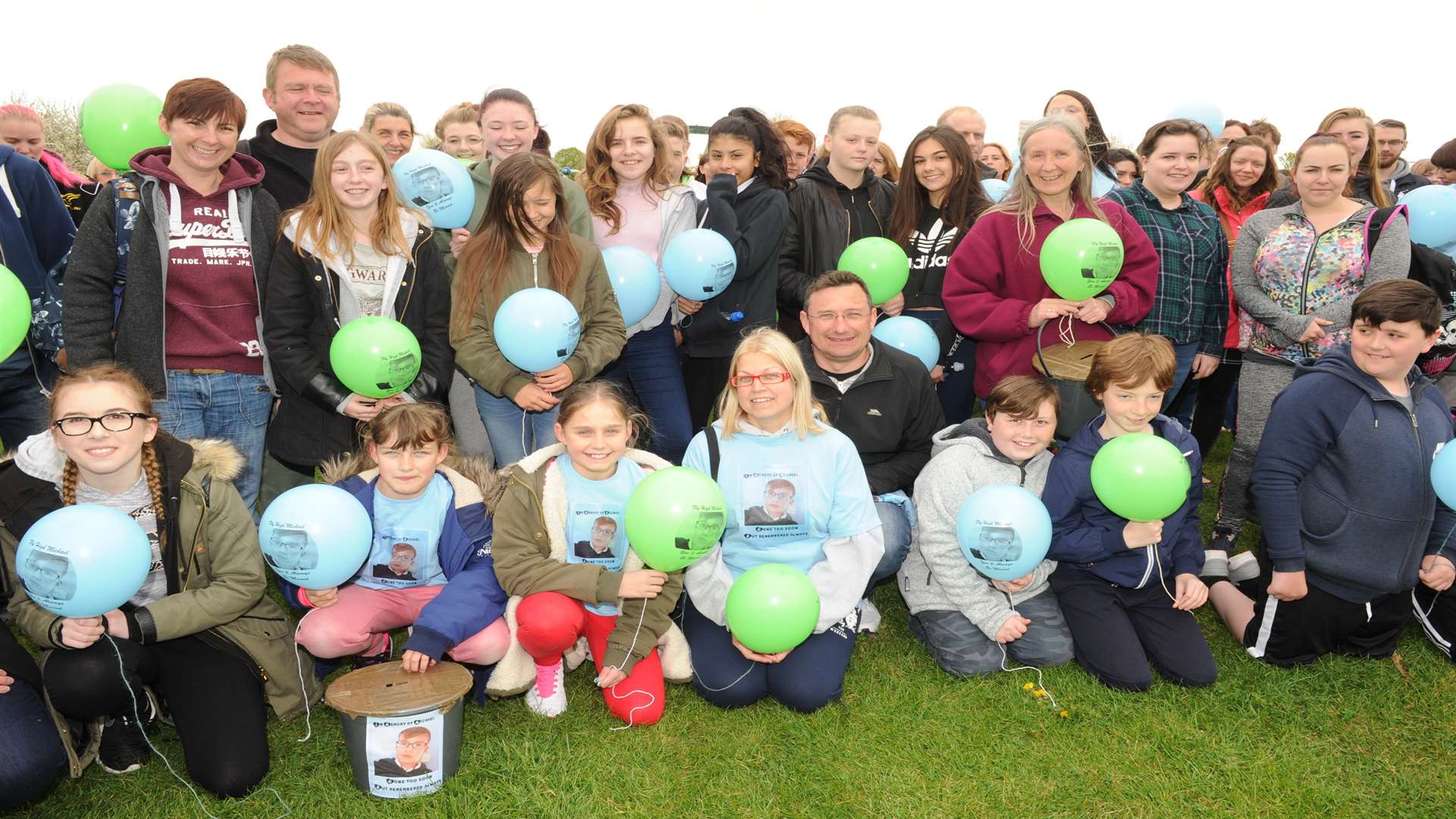Hundreds turned out to walk in memory of Michael Crayford