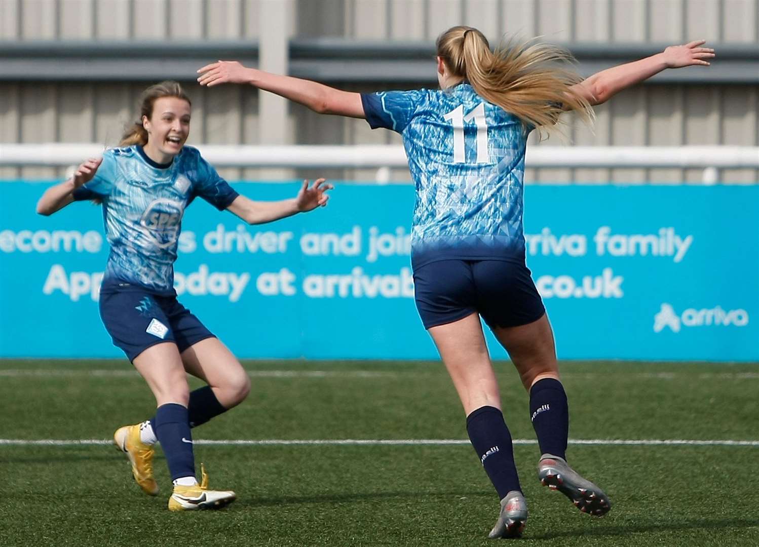 All smiles for London City Lionesses during the Kent Merit Under-16 Girls Cup Final. Picture: PSP Images