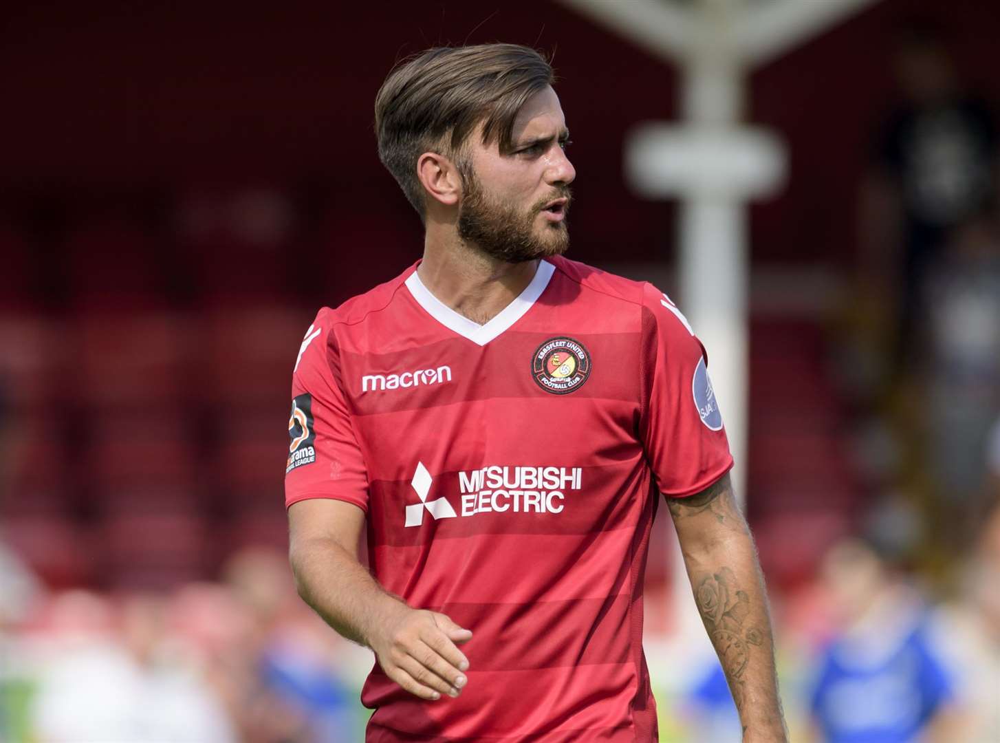 Ebbsfleet midfielder Jack Payne after the game Picture: Andy Payton