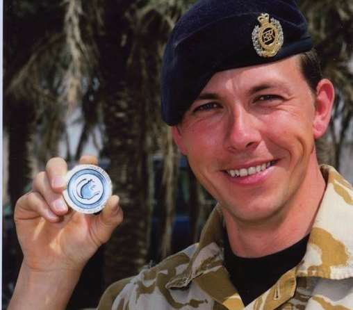 Cpl Terry Stevenson was based at the 36 Royal Engineer Regiment in Maidstone