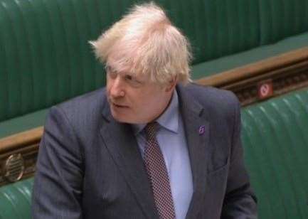 Prime Minister Boris Johnson. Picture: ParliamentTV (44148532)