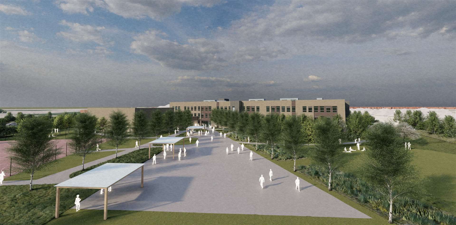 Bowmer + Kirkland will build the Chilmington Green Secondary School
