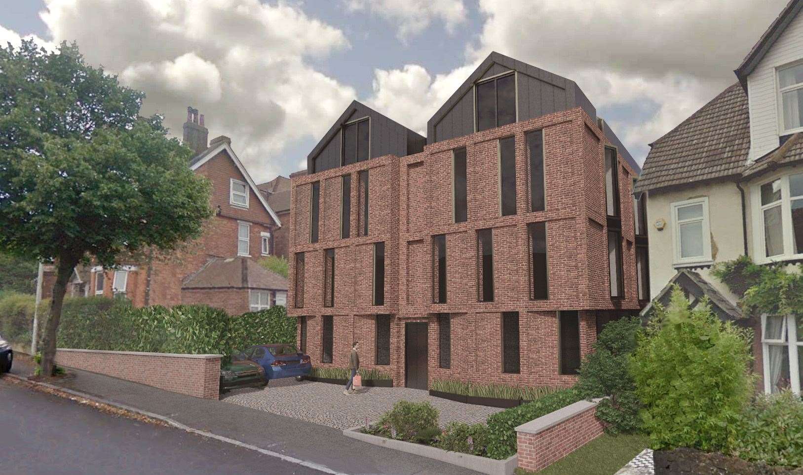 A second application to build flats in Radnor Park Road was also approved. Picture: Hollaway