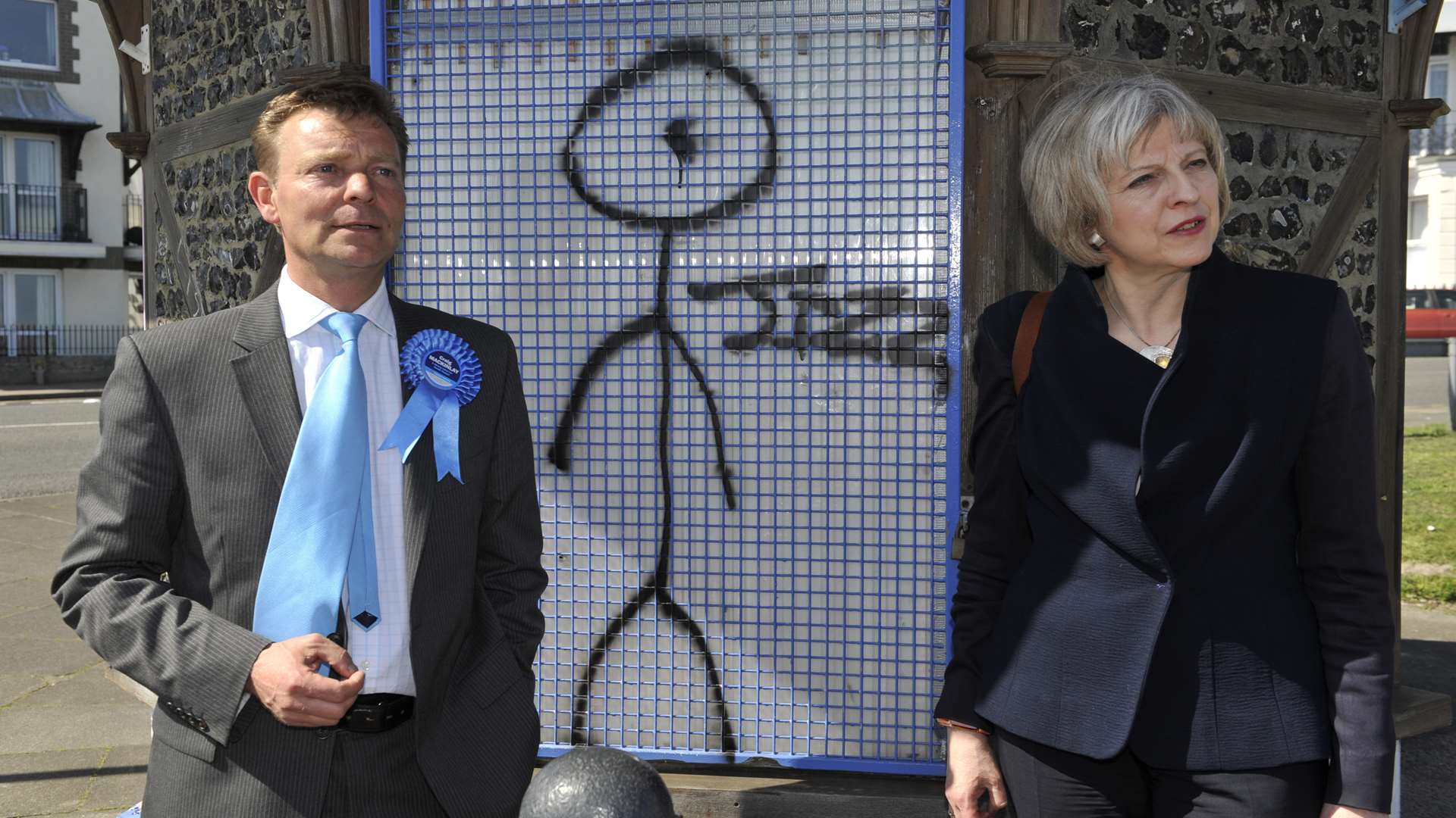 Theresa May visited Thanet South with Conservative candidate Craig Mackinlay