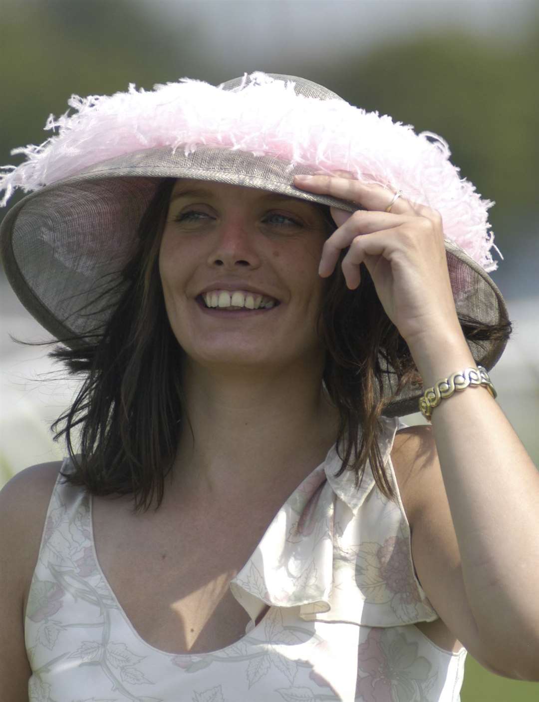 Emma Santer on Ladies Day in 2003 shortly after joining the racecourse staff