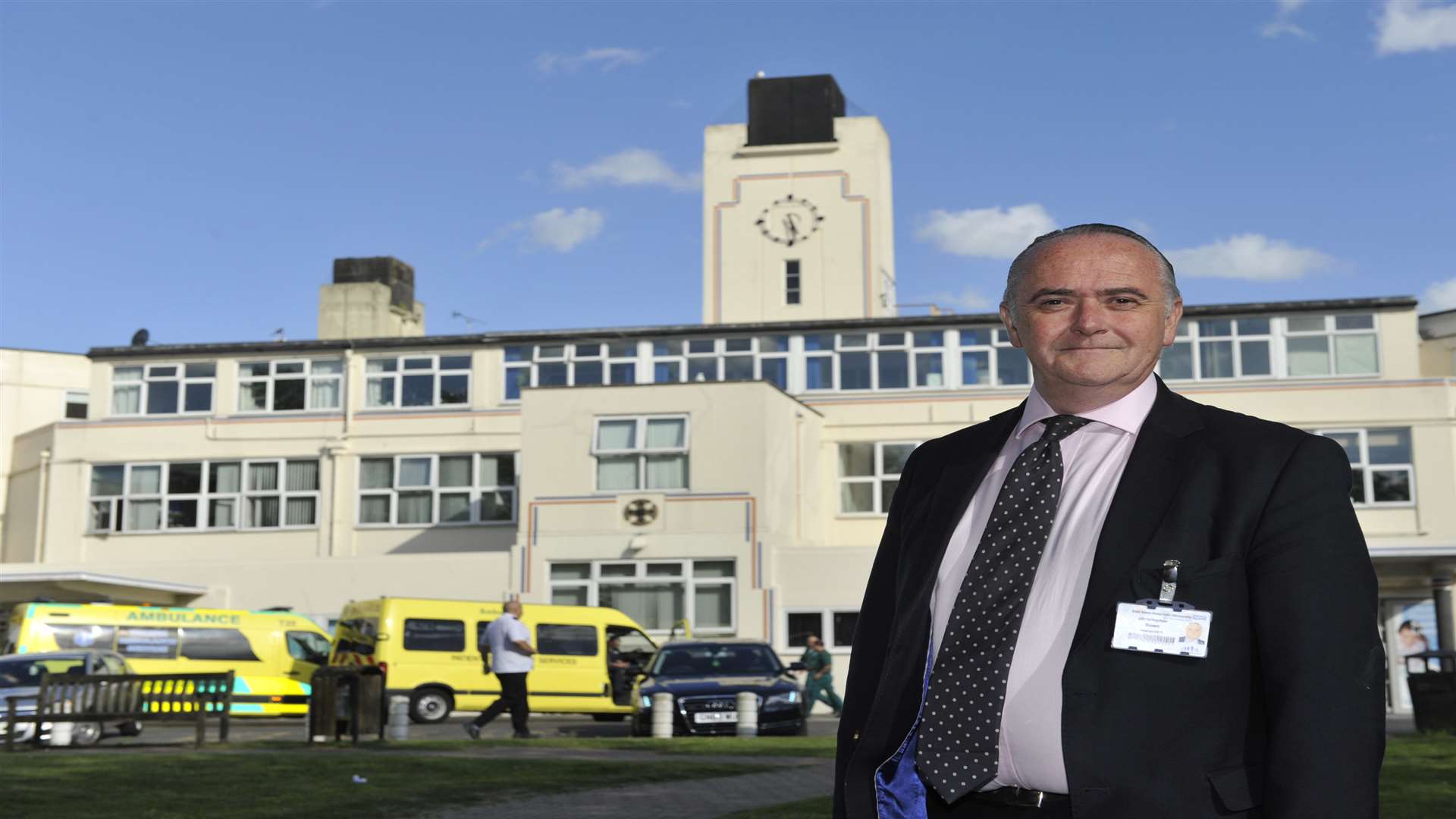 Chief executive of Kent and Canterbury Hospital, Chris Bown. Picture: Tony Flashman