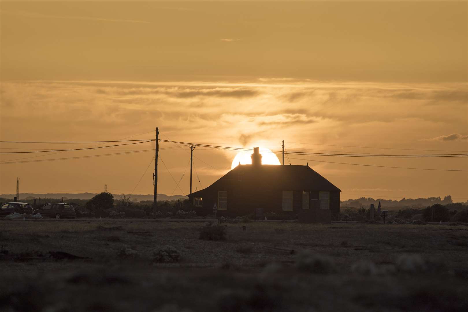 One of the scenes Chris captured at Dungeness
