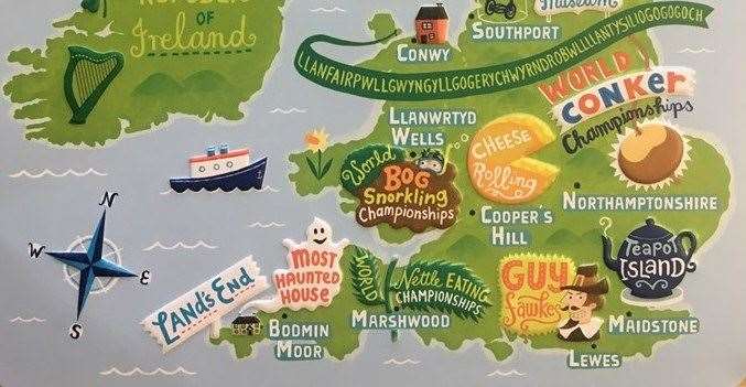 Marks and Spencer's has chosen Teapot Island to feature on this biscuit tin