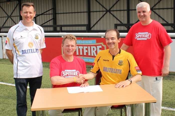 Maidstone United complete a new five-year sponsorship deal with Shepherd Neame