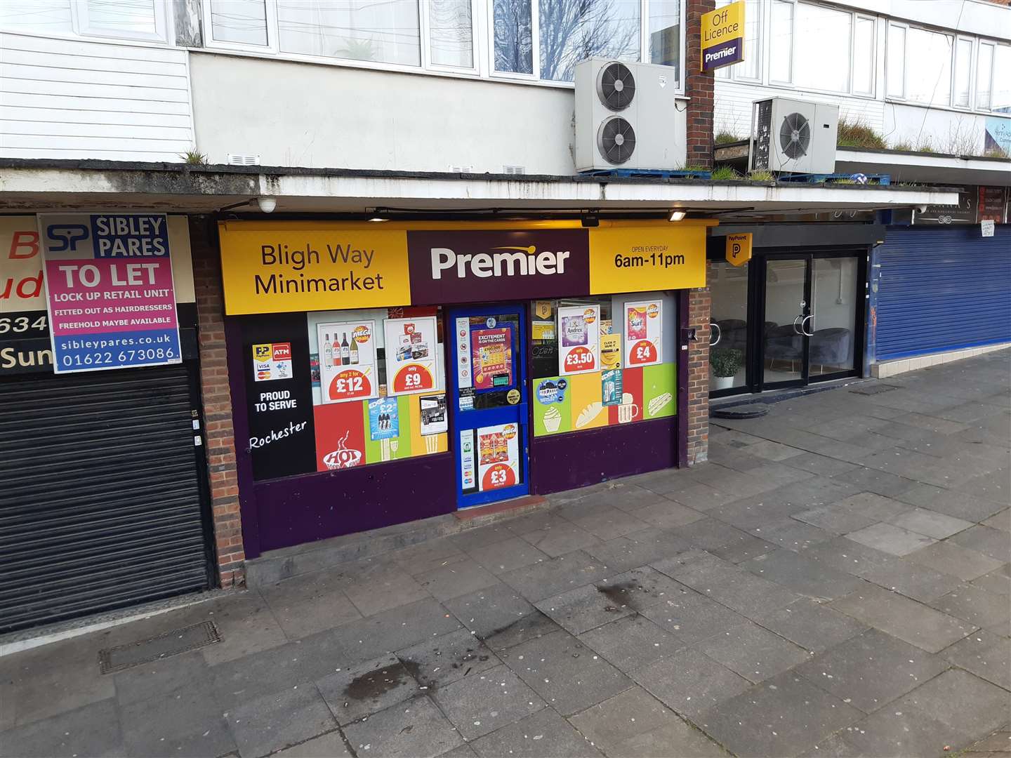 Premier minimarket in Bligh Way, Strood, was raided by armed robbers