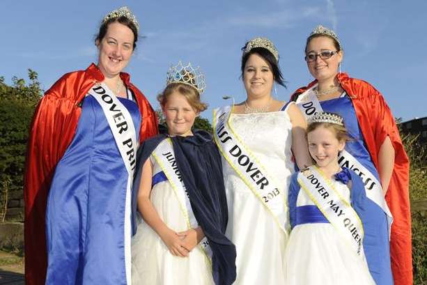 Miss Dover Frankie Limbrick and her court.