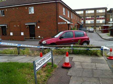 Murder investigation in The Hive/Fisherman's Hill area of Northfleet.