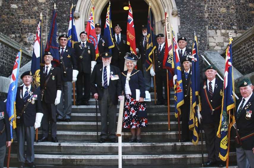 Chairman of Dover District Council, Cllr Sue Nicholas joined guests in Dover for the special service at Dover Town Hall.