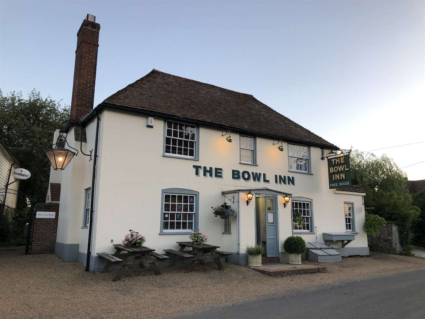 The Bowl Inn, near Ashford, uses food and drink from many local producers. Picture: The Bowl Inn