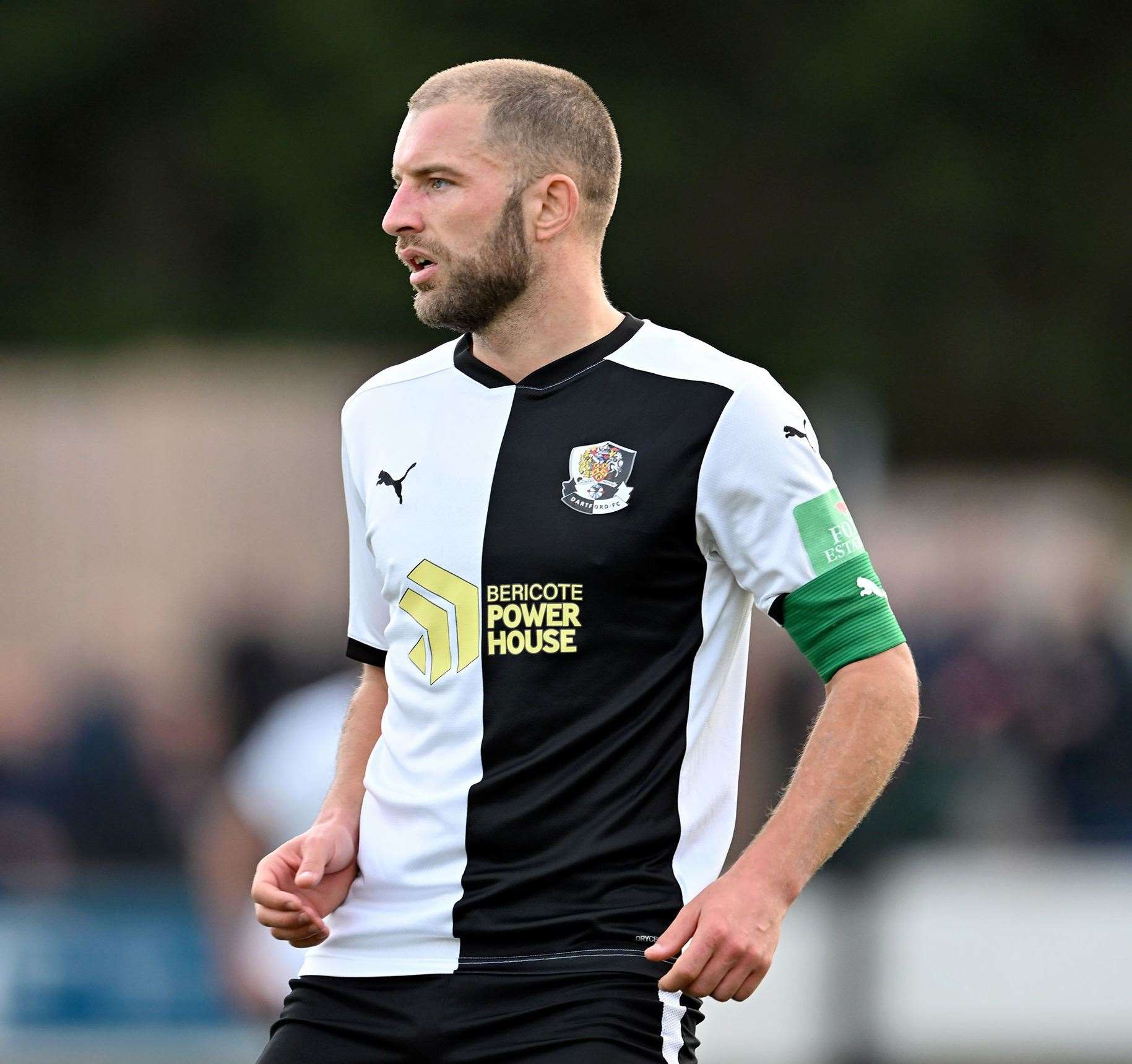 Luke Coulson opened the scoring at Yeovil last weekend but Dartford couldn’t keep their lead. Picture: Keith Gillard