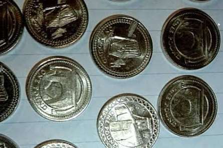 The imitation coins that were seized by Border Force agencies