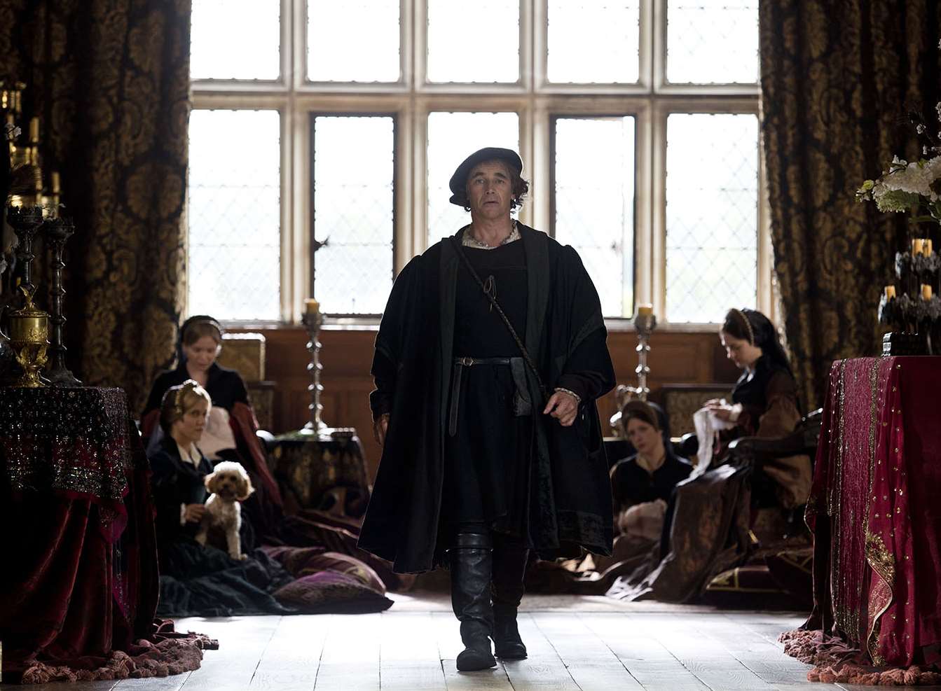Wolf Hall filmed in The Long Gallery at Penshurst Place & Gardens. Picture: © Company Pictures/Playground Entertainment/BBC MMXIV