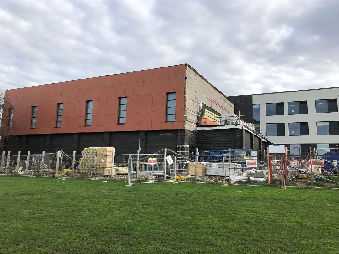 Progress at the new Simon Langton Girls' Grammar School building. Picture: Paul Pollard