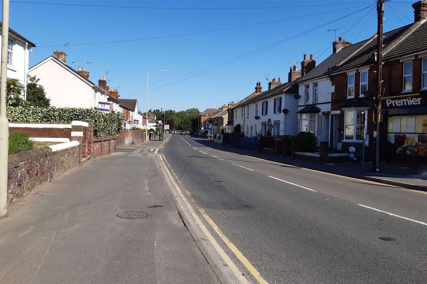 Hythe Road is one of the main roads leading in and out of the town centre