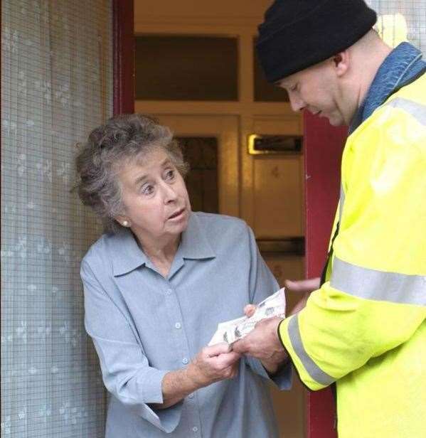 Lockdown lifting could see a rise in new types of rogue traders targeting the elderly. Stock picture