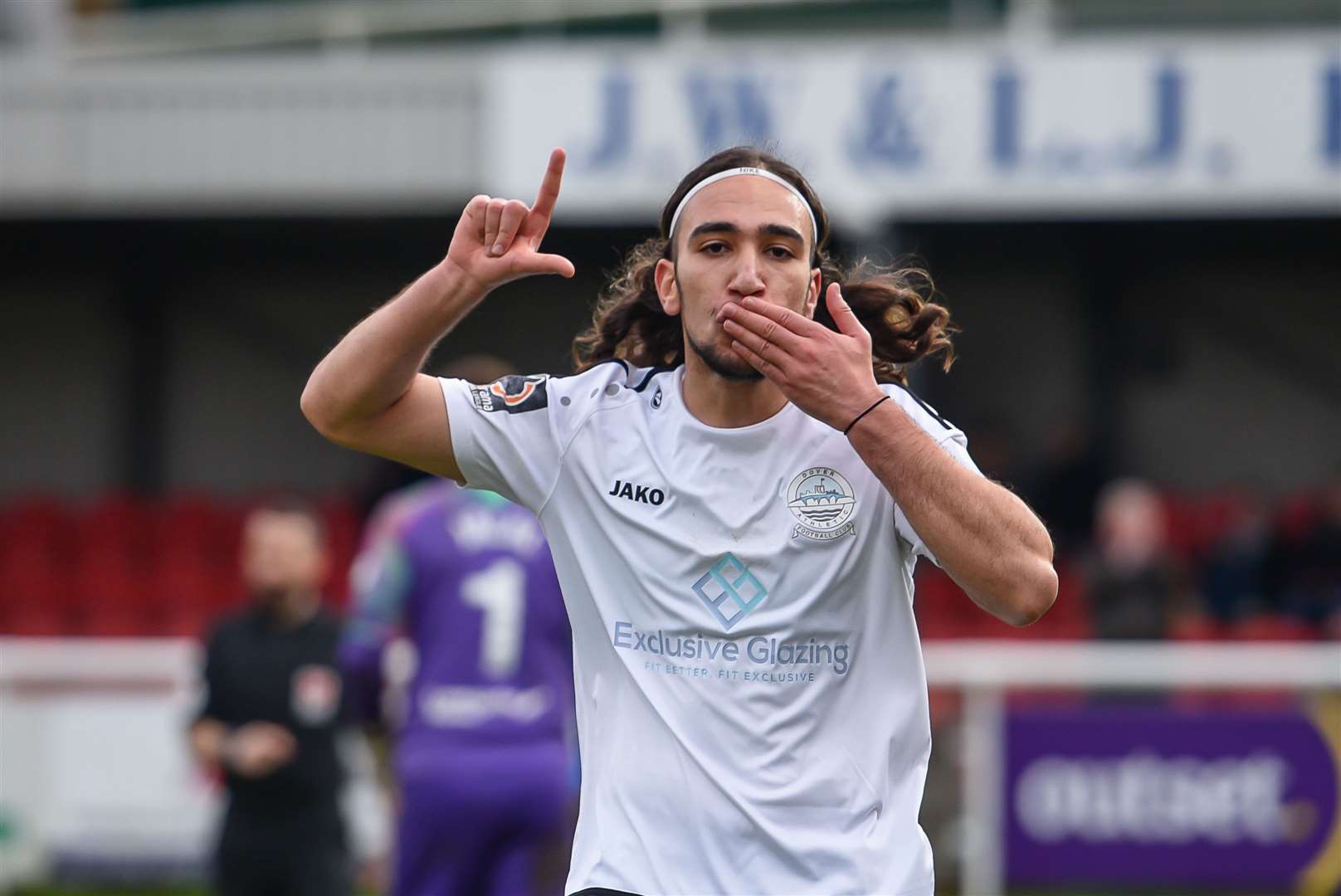 French midfielder Nassim L'Ghoul has left Dover Athletic Picture: Alan Langley