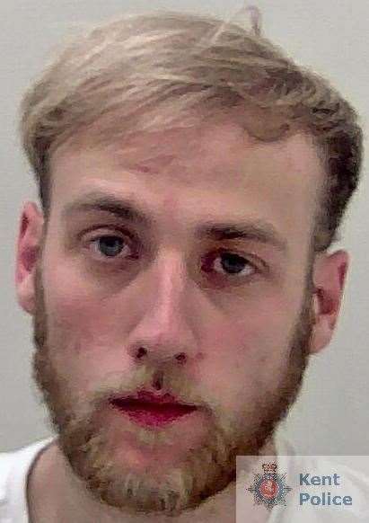 Tommie Lloyd, 21, admitted various offences related to a break-in in Dene Holm Road, Northfleet. Picture: Kent Police