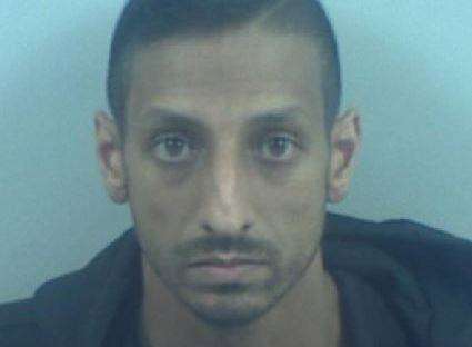 Samheel Baig was jailed for the fraud. Picture: Kent Police (3335419)
