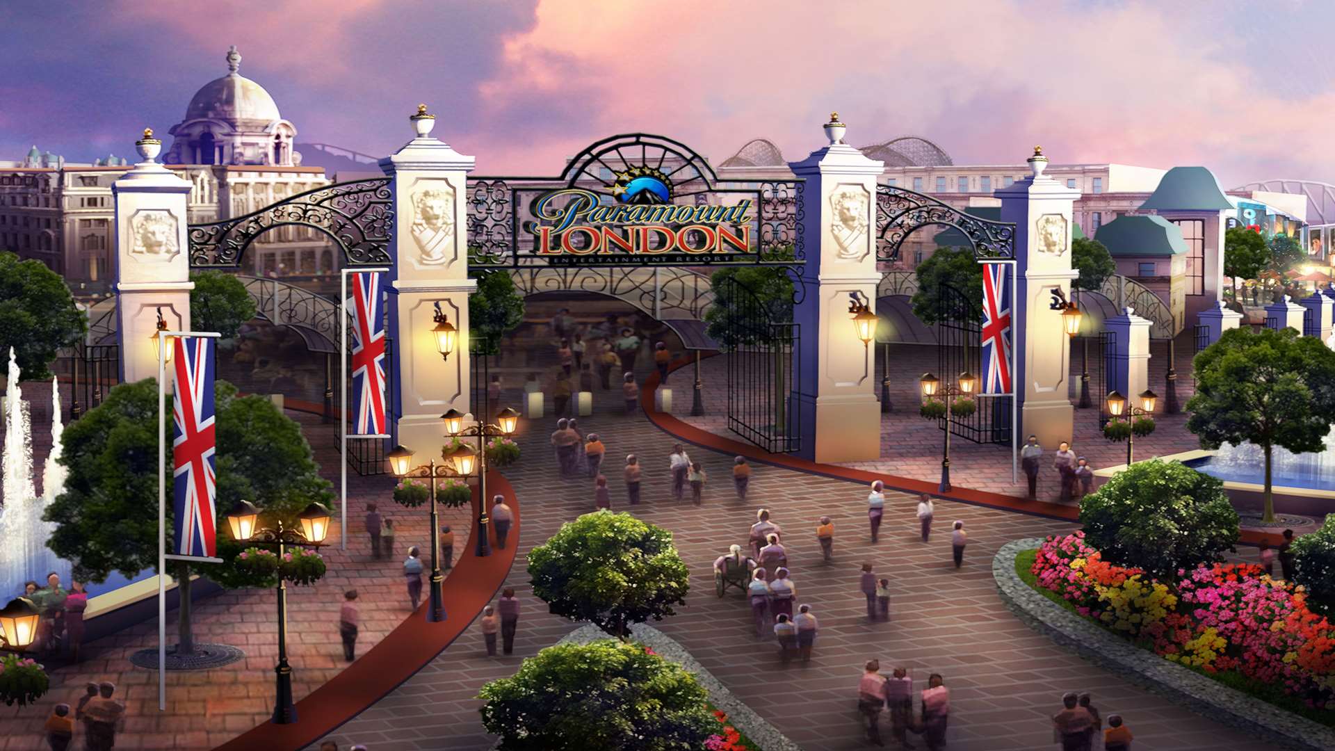 The giant theme park is now scheduled to open in 2023
