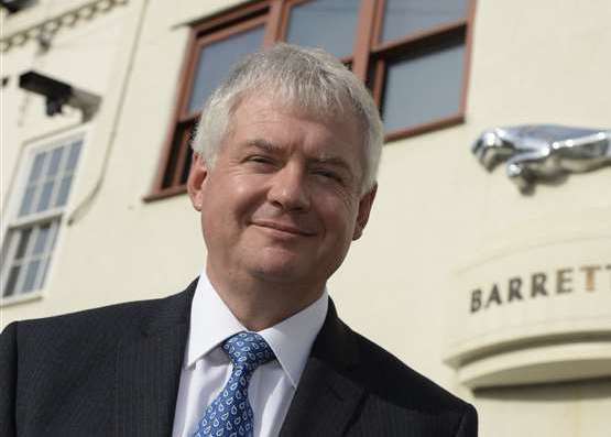 Paul Barrett, managing director of east Kent car dealers Barretts