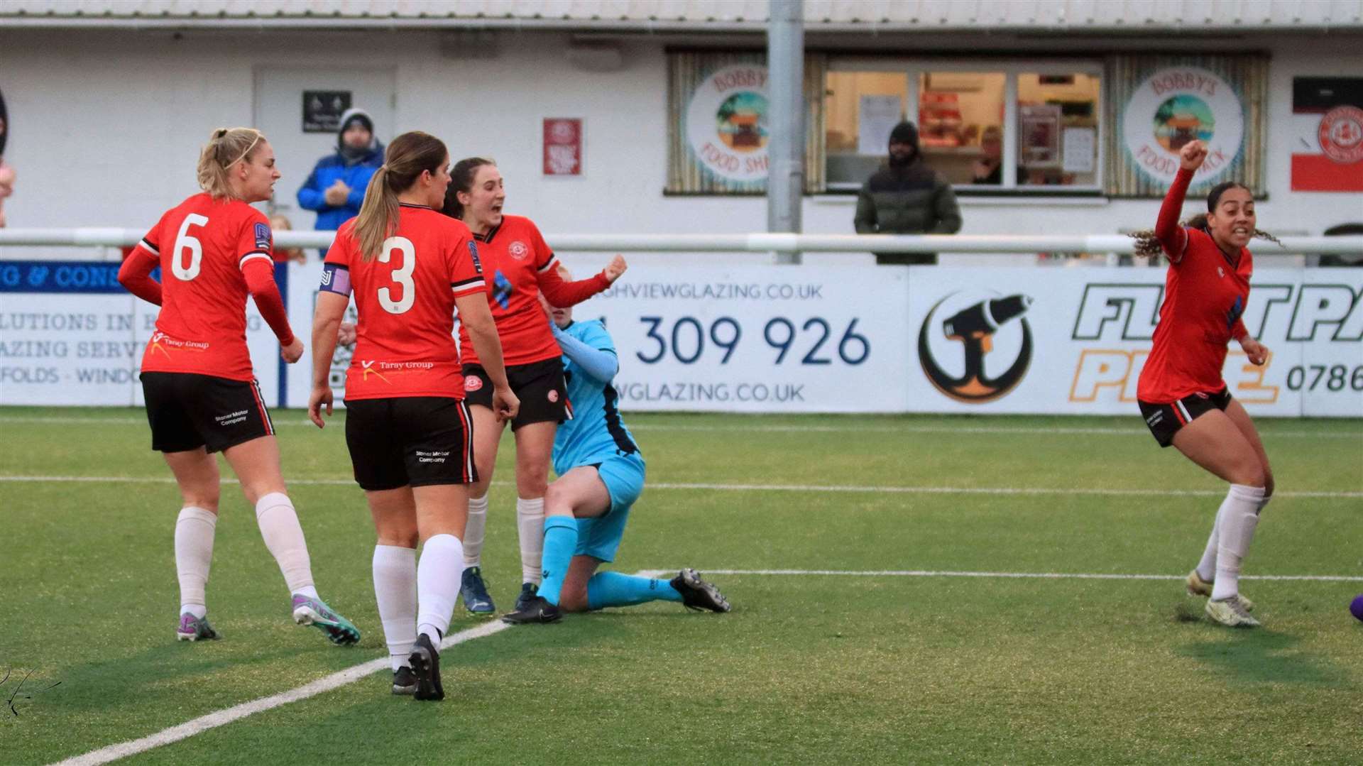 Lottie Sharp was on target for Chatham Town Women against Oxford United Picture: Allen's Photography