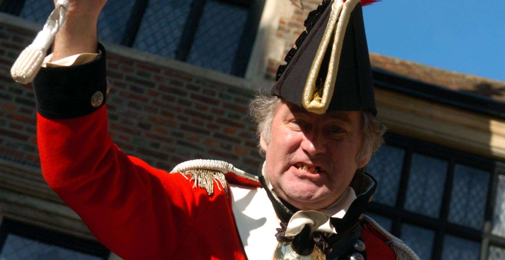 50th Foot Re-Enactment Regiment meet at Maidstone Museum to commemorate the 198th anniversary of The Battle of Corunna. Brian Keeling. Photograph by Matthew Walker (13241062)