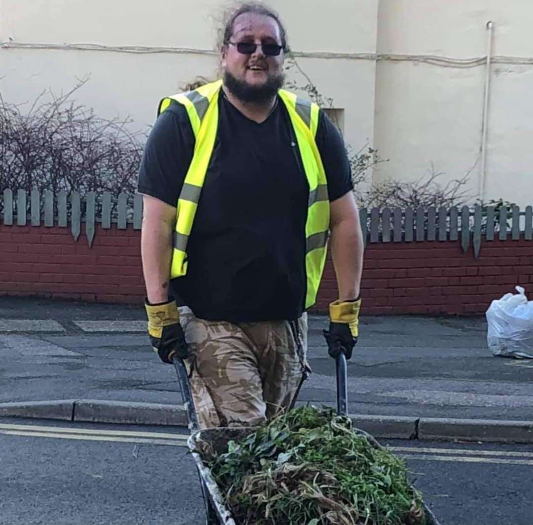 Mark Clover was a volunteer litter picker in Folkestone between November 2018 and July 2019