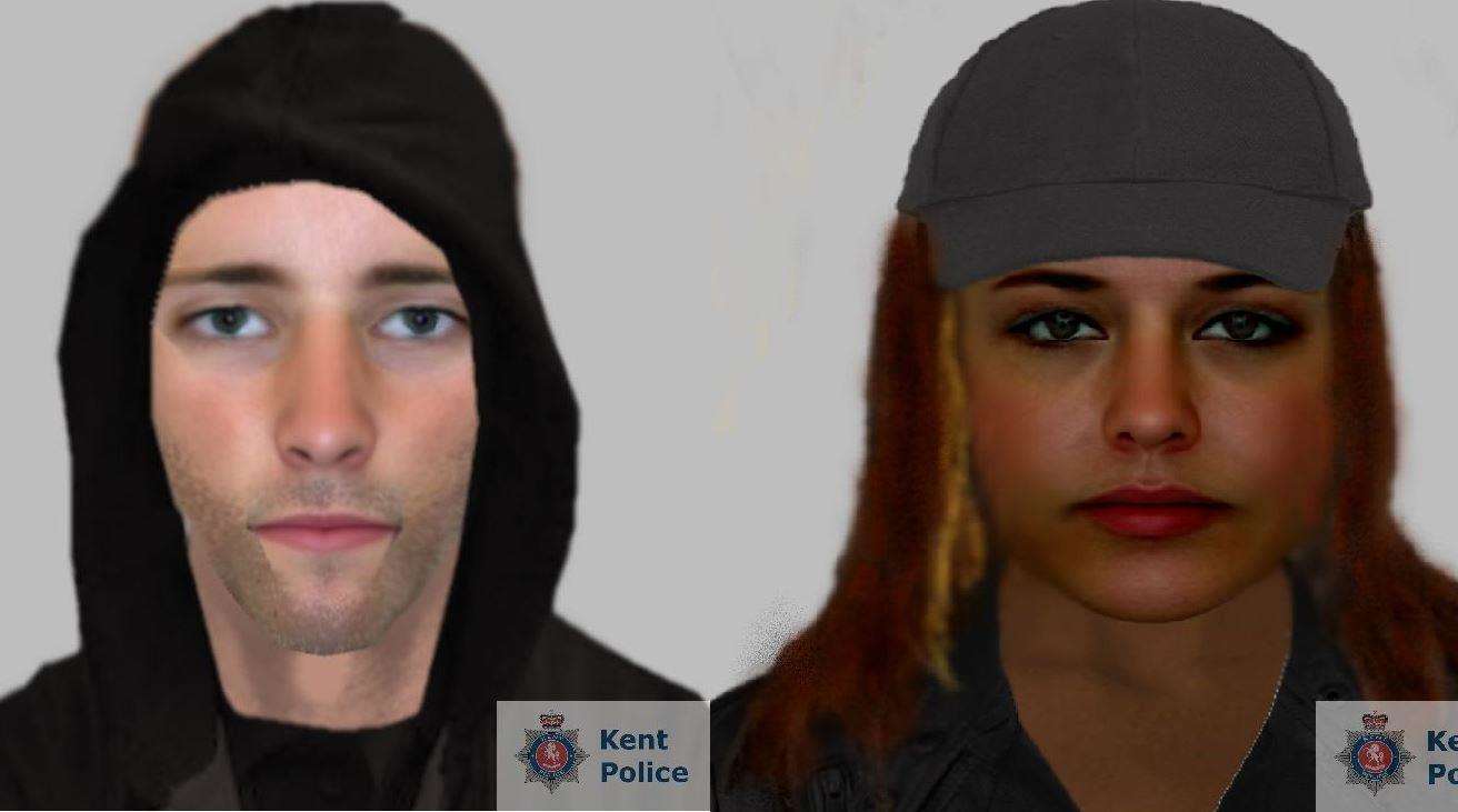 Police would like to speak to this man and woman. Picture: Kent Police